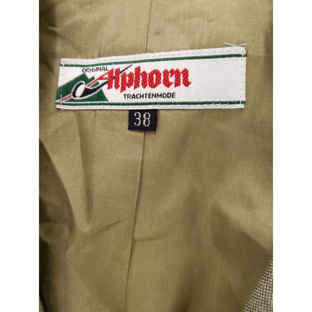 Alphorn Trachtenmode‎ Blazer Jacket Size 38 Bavarian Trachten - Picture 8 of 10